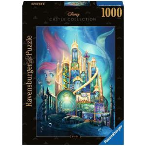 Ravensburger Disney Castles Collection – Ariel’s Underwater Kingdom | 1000 Piece Jigsaw Puzzle for All Ages | Unique Softclick Technology Vibrant, Glare-Free Design | FSC Certified(Original Packaging)