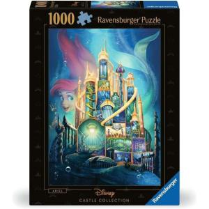 Ravensburger Disney Castles Collection – Ariel’s Underwater Kingdom | 1000 Piece Jigsaw Puzzle for All Ages | Unique Softclick Technology Vibrant, Glare-Free Design | FSC Certified(New Packaging)