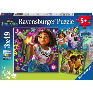 Ravensburger Disney Encanto 3×49 Piece Jigsaw Puzzle Set for Kids – 05657 – Every Piece is Unique, Pieces Fit Together Perfectly(Single)