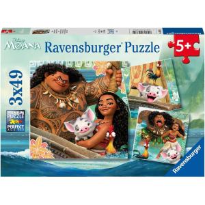 Ravensburger Disney Moana Voyage Jigsaw Puzzle for Kids | 49 Unique Pieces | Precision-Crafted Educational and Fun | Ideal for Age 3+(Moana Born To Voyage)