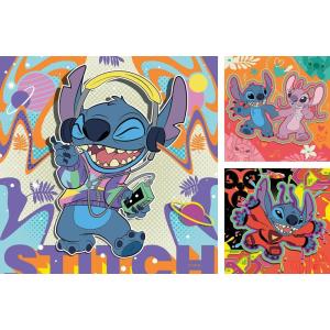 Ravensburger Disney Stitch 3×49 Piece Jigsaw Puzzle for Kids – Every Piece is Unique, Pieces Fit Together Perfectly