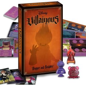 Ravensburger Disney Villainous – Bigger and Badder Strategy Board Game – New Pixar Villains – Play as Syndrome, Lotso or Madam Mim – Standalone or Expand with Other Villainous Games – Ages 10+