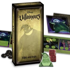 Ravensburger Disney Villainous Filled with Fright – Strategy Board Game – Join Oogie Boogie, Lock, Jack Skellington, and More – Award-Winning Line – Ages 10+(2.5 inches by 10.5 inches by 0.1 inches)