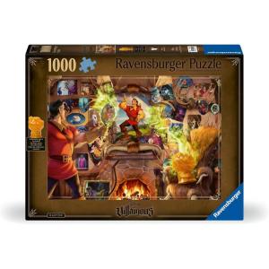 Ravensburger Disney Villainous: Gaston and Figurine 1000 Piece Jigsaw Puzzle for Adults – 12001125 – Handcrafted Tooling, Made in Germany, Every Piece Fits Together Perfectly(New Packaging)