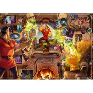 Ravensburger Disney Villainous: Gaston and Figurine 1000 Piece Jigsaw Puzzle for Adults – 12001125 – Handcrafted Tooling, Made in Germany, Every Piece Fits Together Perfectly(Original Packaging)