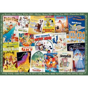 Ravensburger Disney Vintage Movie Poster 1000 Piece Jigsaw Puzzle for Adults – 12000689 – Handcrafted Tooling, Made in Germany, Every Piece Fits Together Perfectly(Original Packaging)