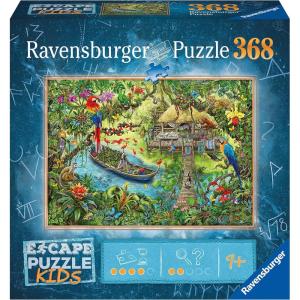 Ravensburger Escape Kids: Jungle Escape 368 Piece Jigsaw Puzzle for Kids – 12934 – Every Piece is Unique, Pieces Fit Together Perfectly