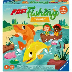 Ravensburger Fast Fishing – Fun First Board Game for Preschoolers | Promotes Fine Motor and Social Skills |for Ages 3+