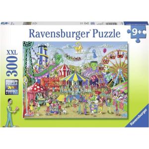 Ravensburger Fun at The Carnival – Engaging 300 Piece Jigsaw Puzzle for Kids | Unique Piece Design | Anti-Glare Surface | Perfect Skill-Building Game for Toddlers and Kids | Model Number: 13231