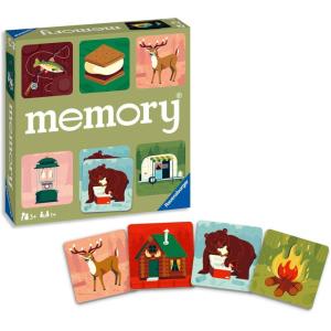 Ravensburger Great Outdoors Memory Game | Fun & Fast Camping Matching Game | Ideal for Boys & Girls, Ages 3 & Up | Builds Focus, Memory & Matching Skills – 20359