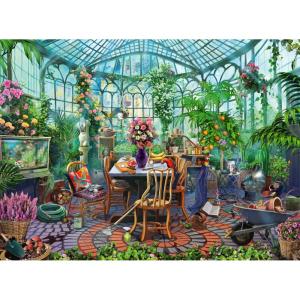 Ravensburger Greenhouse Mornings 500 Piece Jigsaw Puzzle for Adults – 12000207 – Handcrafted Tooling, Made in Germany, Every Piece Fits Together Perfectly(New Packaging)