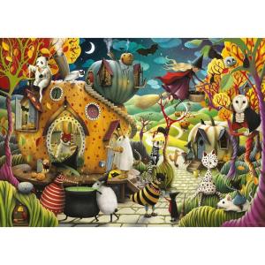 Ravensburger Happy Halloween 1000 Piece Jigsaw Puzzle for Adults – 12000402 – Handcrafted Tooling, Made in Germany, Every Piece Fits Together Perfectly(Original Packaging)