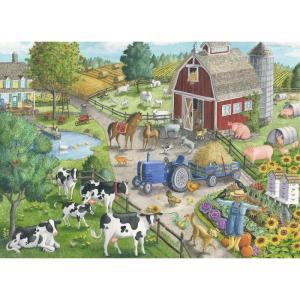 Ravensburger Home on The Range Jigsaw Puzzle | Engaging Brain Game for Kids | Unique Piece Design | Eco-Friendly Materials
