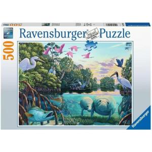 Ravensburger Manatee Moments – 500 Piece Jigsaw Puzzle | Premium Quality Materials | Engaging Imagery | Perfect Interlocking Fit | FSC Certified – 12000044(Original Packaging)