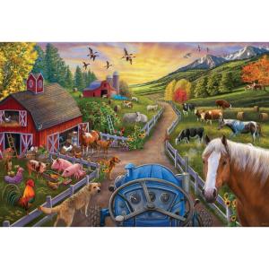 Ravensburger My First Farm 24 Piece Giant Floor Jigsaw Puzzle for Kids – 03076 – Every Piece is Unique, Pieces Fit Together Perfectly