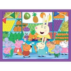 Ravensburger My First Floor Puzzle – Peppa Pig: Shopping 16 Piece Jigsaw Puzzle for Kids – Screen-Free Activity Boosts Concentration and Focus(16 Piece Grocery Shopping)