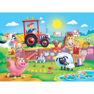 Ravensburger My First Puzzle — Fun on The Farm 16 Piece Jigsaw Puzzle for Kids – Every Piece is Unique, Pieces Fit Together Perfectly