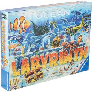 Ravensburger Ocean Labyrinth – Engaging Family Board Game for Kids & Adults | Quick Learning Curve | High Replayability | Perfect for Ages 7 and Up | Brilliant Mind Teaser