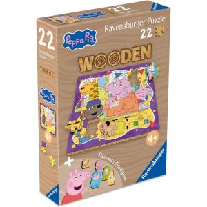 Ravensburger Peppa Pig 22 Piece Wooden Puzzle for Kids