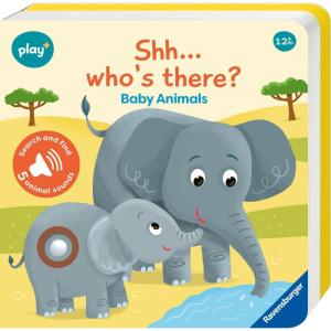 Ravensburger Play+ Shh…Who’s There? – Baby Animals | First Sound Book | Engages Toddler Curiosity & Learning
