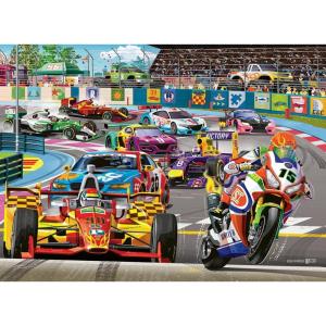Ravensburger Racetrack Rally 60 Piece Jigsaw Puzzle for Kids – Every Piece is Unique, Pieces Fit Together Perfectly