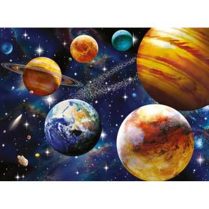 Ravensburger Space 100-Piece Jigsaw Puzzle for Kids – Unique, Pieces | Engaging Space-Themed Artwork | Enhances Concentration and Creativity | Ideal Gift for Birthdays and Holidays