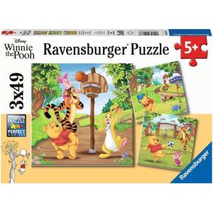 Ravensburger Sports Day Puzzle Set | 3×49 Piece Jigsaw Puzzles for Kids | Screen-Free Activity | Boosts Concentration and Focus | Great Gift