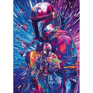 Ravensburger Star Wars: The Mandalorian 500 Piece Large Format Jigsaw Puzzle for Adults – 12001339 – Easy to See & Easy to Hold Large Pieces Fit Together Perfectly