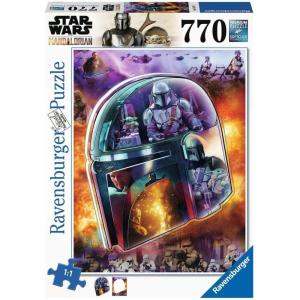 Ravensburger Star Wars The Mandalorian: Helmet 770 Piece Large Format Jigsaw Puzzle for Adults – 16917 – Every Piece is Unique, Softclick Technology Means Pieces Fit Together Perfectly(Original Packaging)