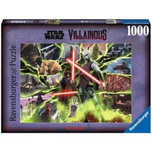 Ravensburger Star Wars Villainous: Asajj Ventress and Figurine 1000 Piece Jigsaw Puzzle for Adults – 12001122 – Handcrafted Tooling, Made in Germany, Every Piece Fits Together Perfectly(Original Packaging)