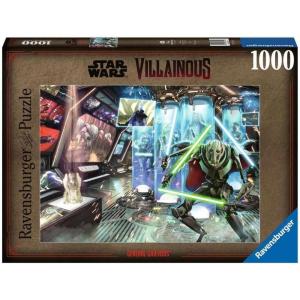 Ravensburger Star Wars Villainous: General Grievous and Figurine 1000 Piece Jigsaw Puzzle for Adults – 12001123 – Handcrafted Tooling, Made in Germany, Every Piece Fits Together Perfectly(Original Packaging)