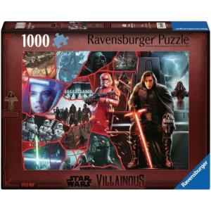 Ravensburger Star Wars Villainous: Kylo Ren and Figurine 1000 Piece Jigsaw Puzzle for Adults – 12001120 – Handcrafted Tooling, Made in Germany, Every Piece Fits Together Perfectly(New Packaging)