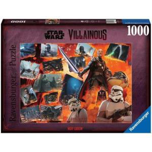 Ravensburger Star Wars Villainous: Moff Gideon and Figurine 1000 Piece Jigsaw Puzzle for Adults – 12001121 – Handcrafted Tooling, Made in Germany, Every Piece Fits Together Perfectly(Original Packaging)