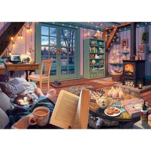 Ravensburger The Cosy Shed – 1000 Piece Version of Cozy Retreat | Engaging Imagery | Perfect Interlocking Fit | Sustainable Materials | Ideal for Ages 14+(New Packaging)