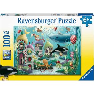 Ravensburger Underwater Wonders 100 Piece Jigsaw Puzzle for Kids – Fun and Educational Toy | Perfect Age Fit | Sustainable Wooden Pieces | Climate Pledge Friendly – 12972