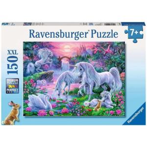 Ravensburger Unicorns in Sunset Glow – 150 Piece Jigsaw Puzzle for Kids | Unique Piece Design | Enhances Creativity | Perfect for Family Bonding | Fun and Educational Toy(Jigsaw Puzzle)