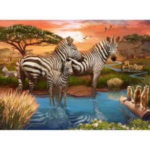 Ravensburger Zebra Jigsaw Puzzle – 500 Piece | Unique, Softclick Technology Vibrant, Glare-Free Imagery | Ideal for Kids, Teens, and Adults | FSC Certified(New Packaging)