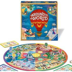 Ravensburger’s Disney Around The World, Family Adventure Game for 2 to 4 Players Ages 4 and Up