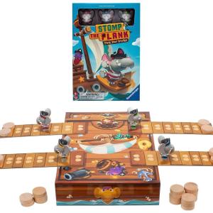 Stomp The Plank – Suspenseful Pirate Brain Game | Engaging Activity for Kids & Adults | Ideal Gift Option | Family Fun Guaranteed