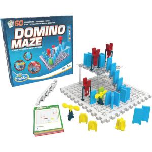 Think Fun 44001012 ThinkFun Domino Maze STEM Toy and Logic Game for Boys and Girls Age 8 and Up – Combines the Fun of Dominos With the Challenge of a Puzzle