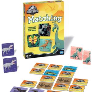 Wonder Forge Jurassic World Matching Game – Glow-in-the-Dark Dinosaur Memory Challenge for Kids Ages 3 and Up – Educational Fun for Family and Preschool Play