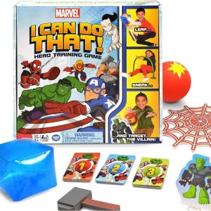 Wonder Forge Marvel I Can Do That! Game – Exciting Superhero Activity Game | Engaging Family Fun | Promotes Physical, Social and Creative Skills(I Can Do That! Game)
