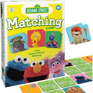 Wonder Forge Sesame Street Memory Matching Game: Fun Toddler Learning Toys & Games for Kids Ages 3-5, Ideal for Family Play & Education(New Packaging)