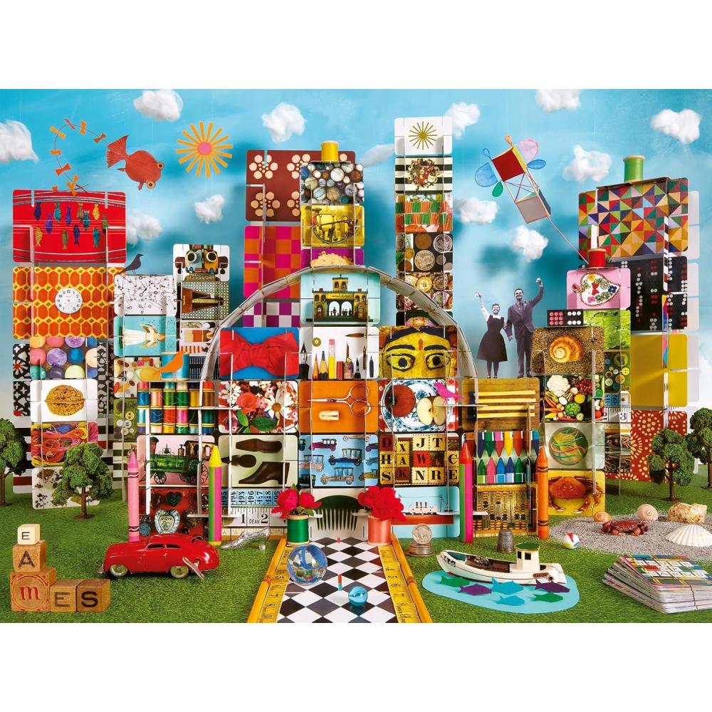 image:imageRavensburger Eames House of Cards Fantasy 1500 Piece Jigsaw Puzzle for Kids and Adults Unique Design Softclick Technology Sustainable Materials Designed by Renowned ArtistNew Packaging
