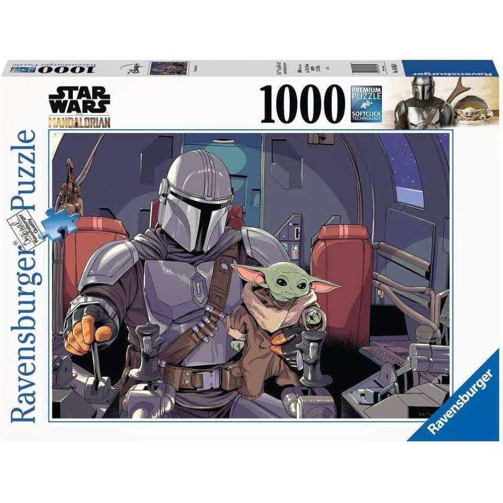 image:imageRavensburger Star Wars The Mandalorian 1000 Piece Jigsaw Puzzle for Adults 16565 Every Piece is Unique Softclick Technology Means Pieces Fit Together PerfectlyOriginal Packaging