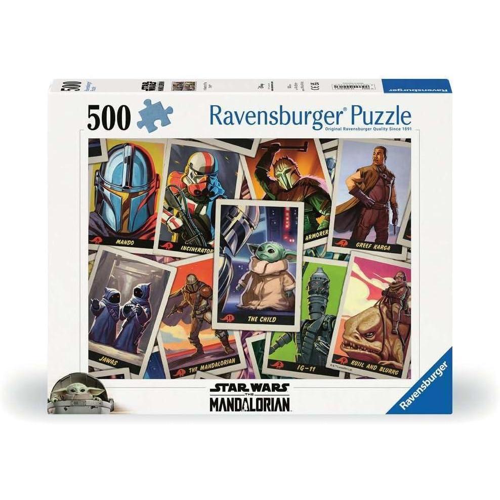 image:imageRavensburger Star Wars The Mandalorian in Search of The Child 500 Piece Jigsaw Puzzle for Adults 16561 Every Piece is Unique Softclick Technology Means Pieces Fit Together PerfectlyNew Packaging