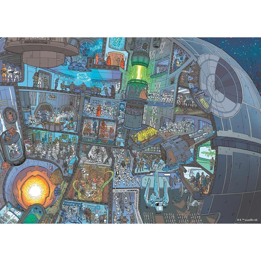 image:imageRavensburger Star Wars Wheres Wookiee 1000 Piece Jigsaw Puzzle Unleash Your Inner Jedi Premium Quality Unique Softclick Technology FSCCertified MaterialsNew Packaging