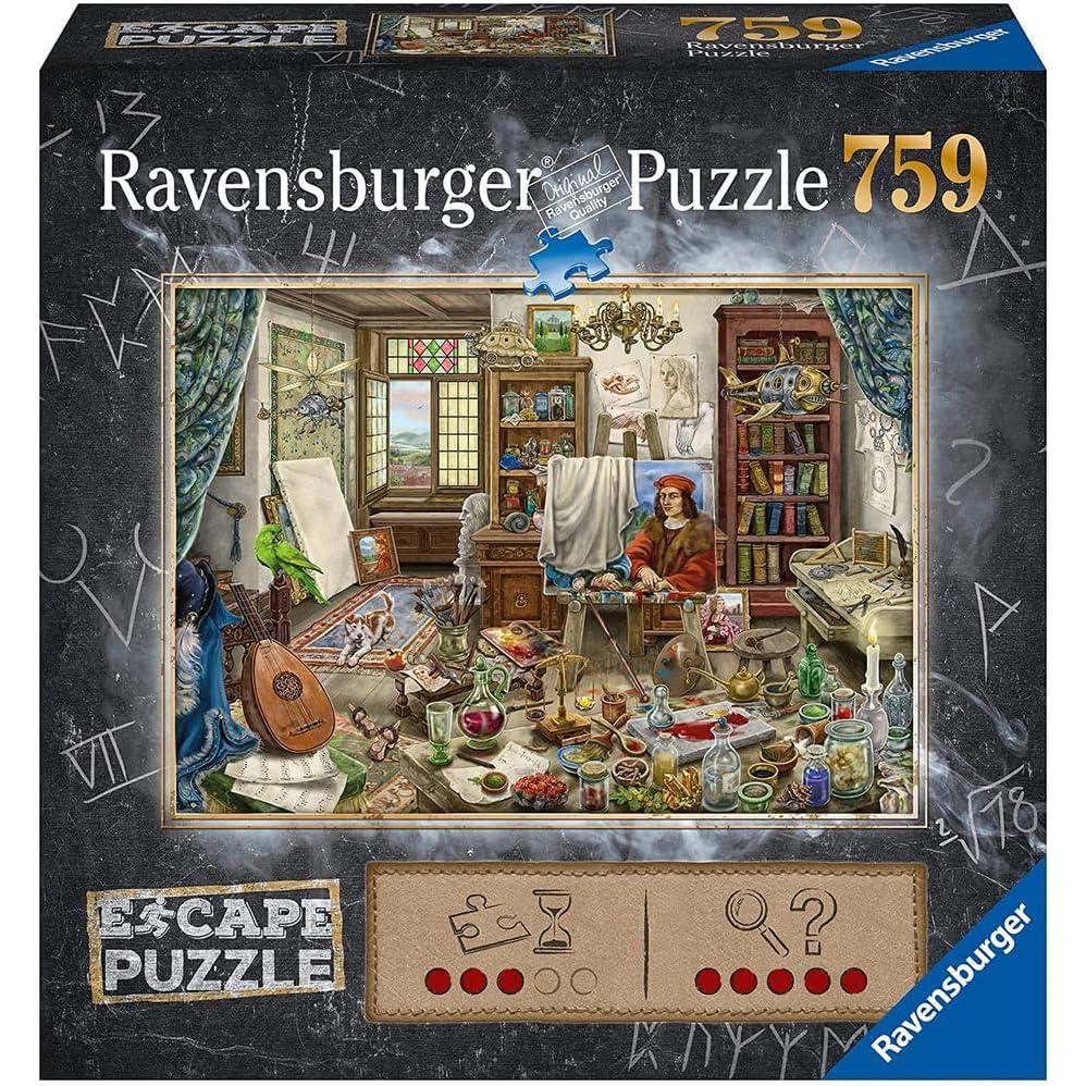 image:imageRavensburger The Art Studio 759Piece Jigsaw Puzzle for Adults Unique Piece Design Premium Quality Materials Ideal Gift for Puzzle Enthusiasts