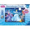 Ravensburger Disney Princess Cinderella Glitter Jigsaw Puzzle – 100 Unique Pieces Enhances Concentration & Creativity | Eco-Friendly | Ideal for Kids