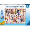Ravensburger Flowers and Friends XXL Jigsaw Puzzle | 200-Piece Set for Kids, Durable & Colorful | Promotes Cognitive Skills | FSC-Certified – Environmentally Friendly